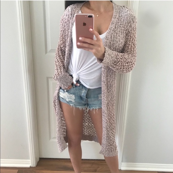 Sweaters - Pinky Casual Knit Cardigan